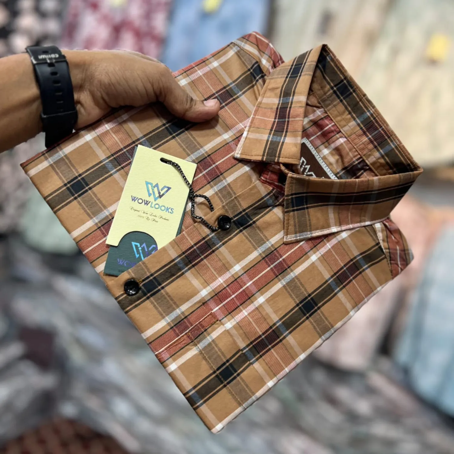 Premium Shirt - Garments Check Fabric